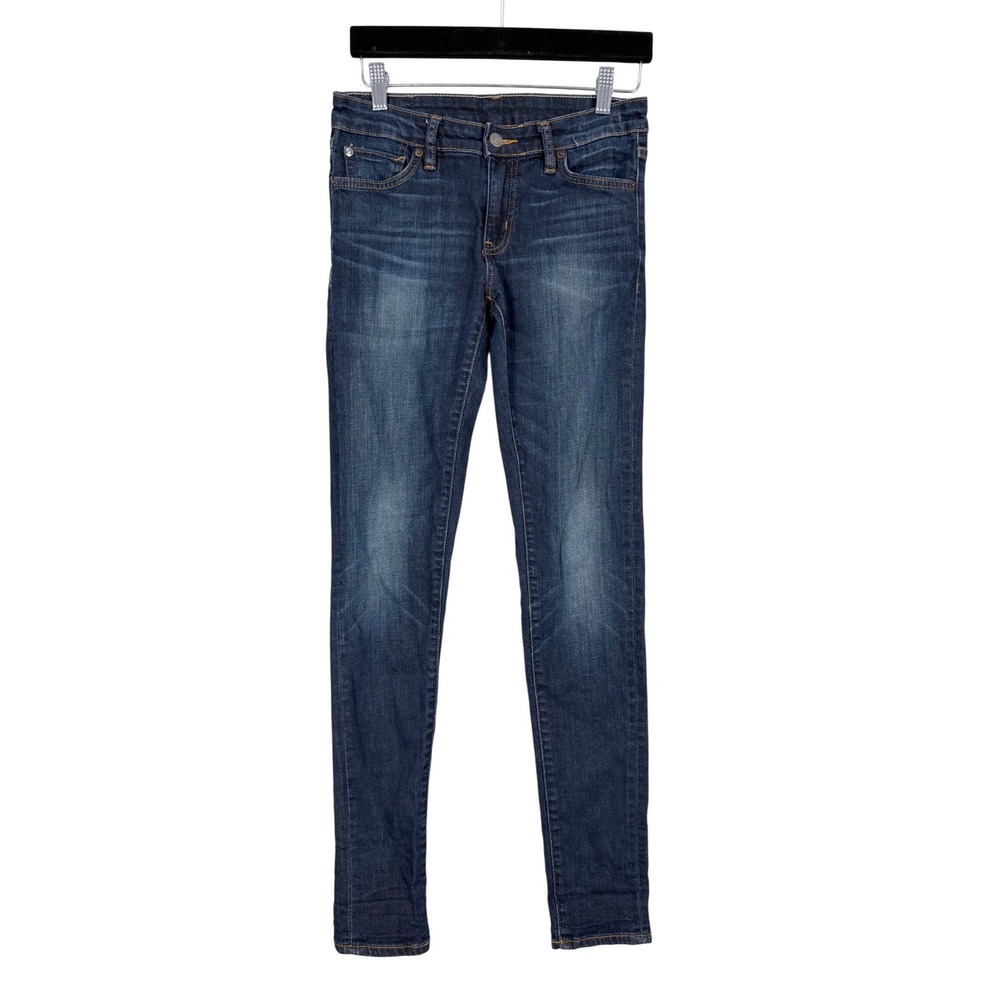Denim & Supply Ralph Lauren Skinny Jeans Womenโ 27 Dark Wash Low Rise Stretch